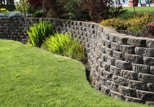 A retaining wall in Washington IL is just one of the services Mobeck Lawn & Landscape offers