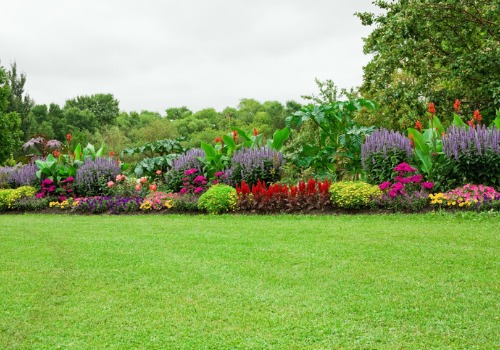 Flowers bloom in a beautiful Landscape Design in Morton IL