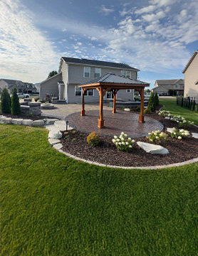 Landscaping, Pergola, & Patio