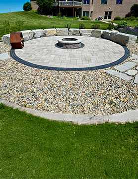 Fire Pit on Lake